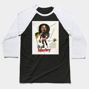 Rasta Soccer Legend Baseball T-Shirt
